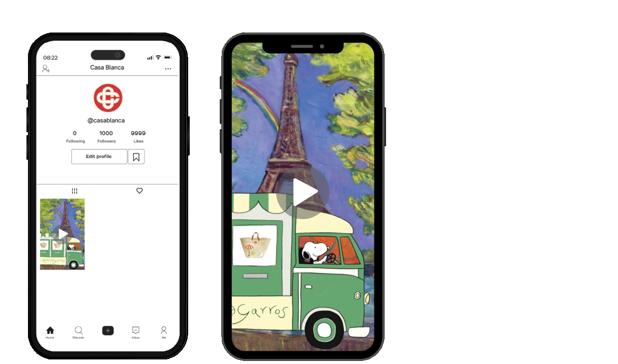 Digital campaign activation mockup
