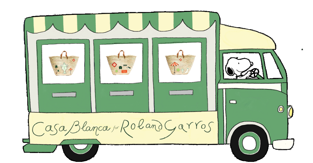 Casablanca Roland Garros activation truck concept
